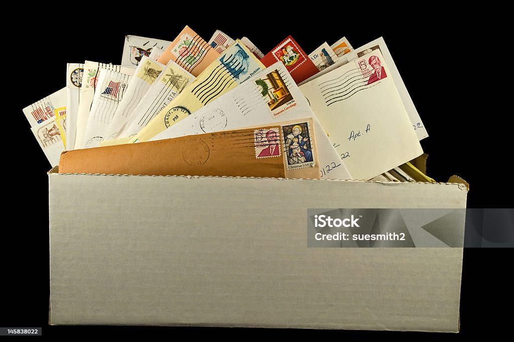 Antes de e-mail - Foto de stock de Caixa de Sapato royalty-free