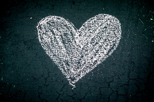 Heart of Love. Declaration of love. Focus on Felt Tip PenPlease see lightbox: