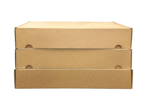 istock Cardboard boxes and for packaging isolated on white background. 1458382537