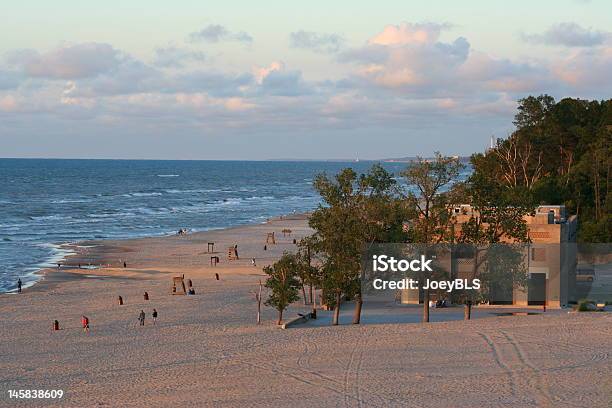 The Beach House Stock Photo - Download Image Now - Sand Dune, Indiana Dunes National Lakeshore, Lake Michigan