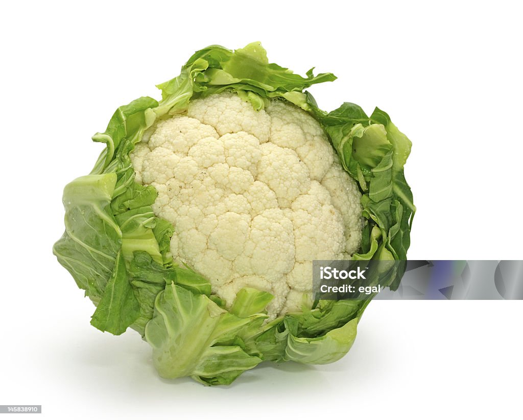 Cauliflower Cauliflower isolated on white background Agriculture Stock Photo