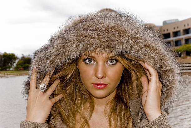 Young, Russian Woman Looking Out Over the City