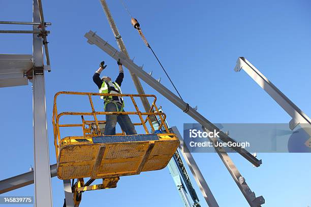 Steel Worker Stock Photo - Download Image Now - High Up, Working, Construction Industry