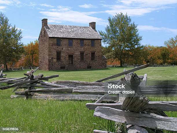Stone House Us Civil War Landmark Stock Photo - Download Image Now - American Civil War, American Culture, Battlefield