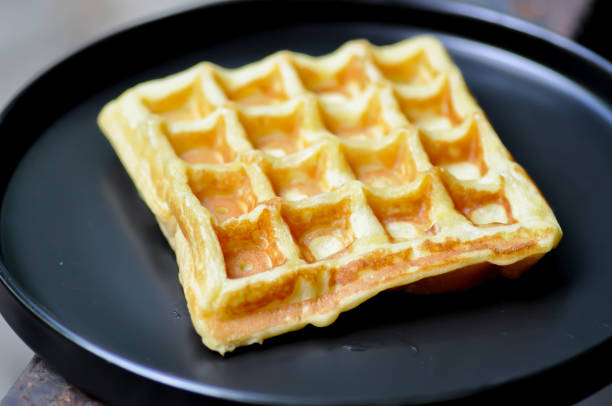 istock waffle or piece of waffle 1458404568