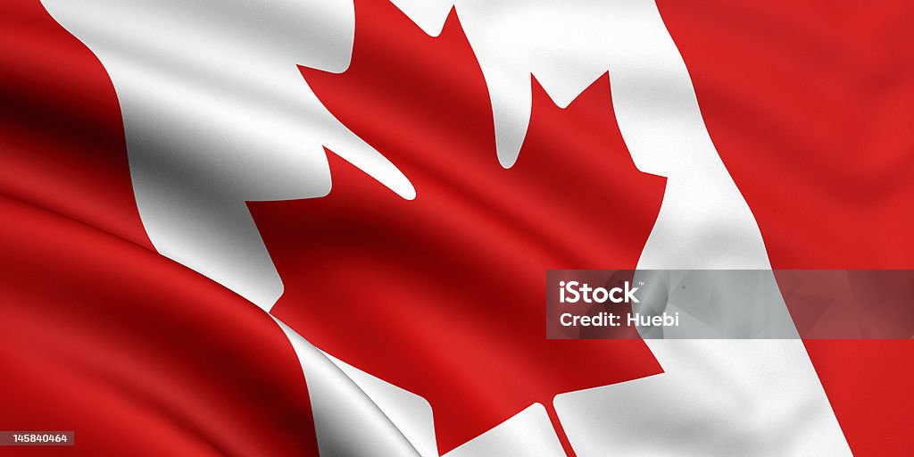 カナダ国旗 - 旗のロイヤリティフリーストックフォト