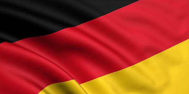 German flag stock photo