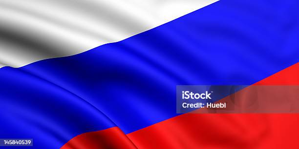 Bandera Rusa Foto de stock y más banco de imágenes de Bandera - Bandera, Cultura rusa, Forma