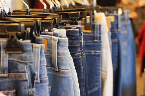istock jeans for sale in store 1458406452