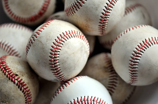 baseballs - baseball baseballs spring training professional sport стоковые фото и изображения