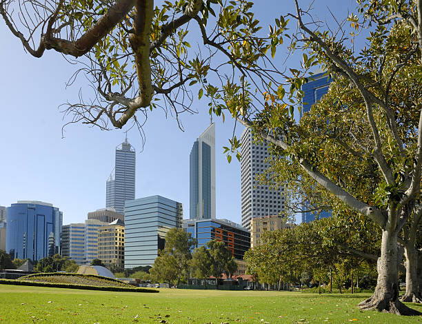 istock Financial city center of Perth 145841108