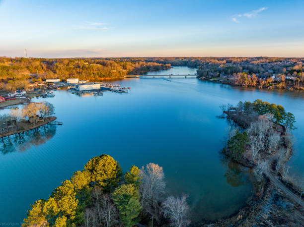 istock Aerial of Lake Hickory NC 1458411284