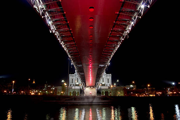 Sous le pont. - Photo