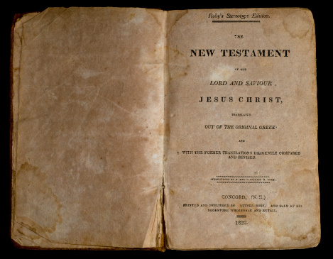 Antique New Testament Bible