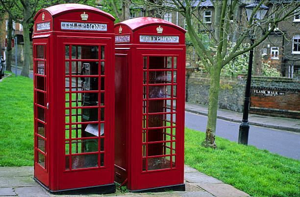 istock telephone booths in London 145842923