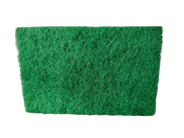 istock Green kitchen sponge for washing dishes on white background. Isolated 1458430645