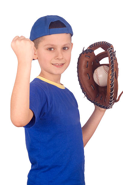 istock Young boy hold ball and mitt 145844038