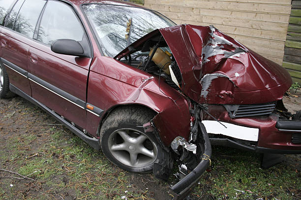 istock Car Crash Solihull West Midlands UK 145844180