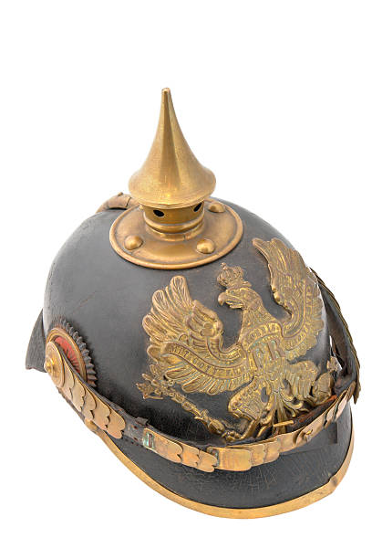 istock Traditional, pristine, German WWI helmet 145844386
