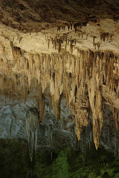 Green Lake Stalactites habitación - foto de stock