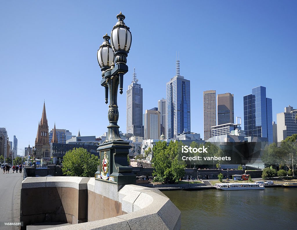 Ver en el centro de negocios de Melbourne - Foto de stock de Aire libre libre de derechos