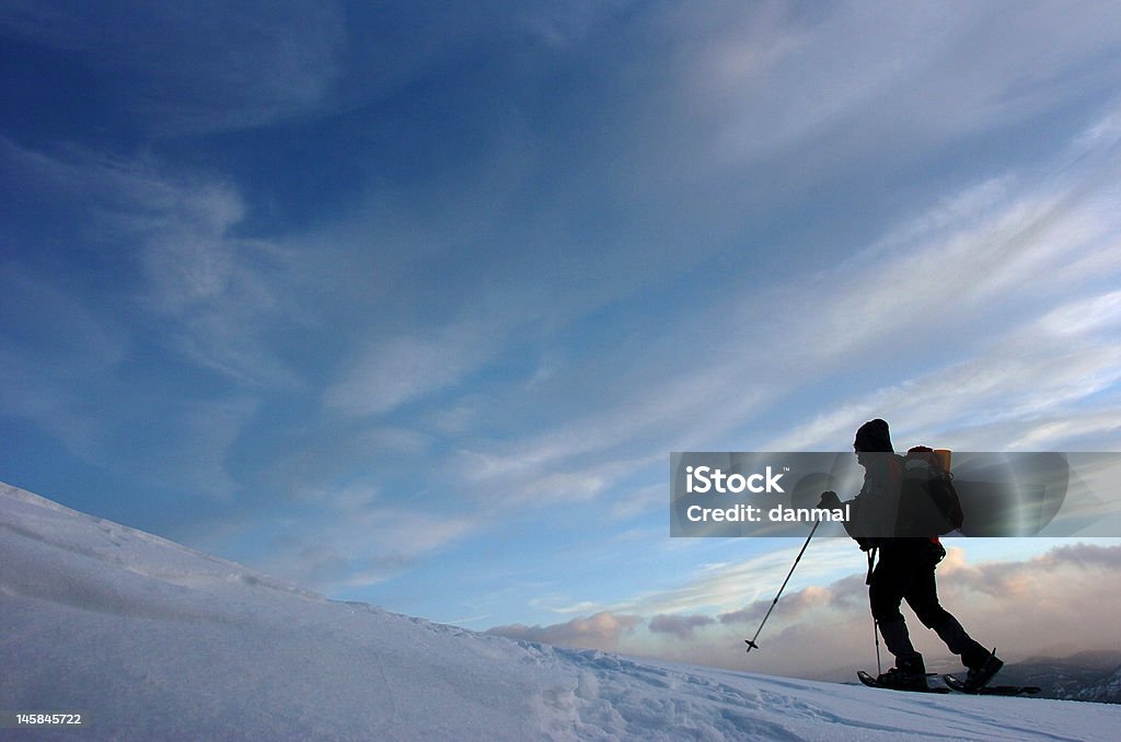 Inverno trecking - Foto stock royalty-free di Ambientazione esterna