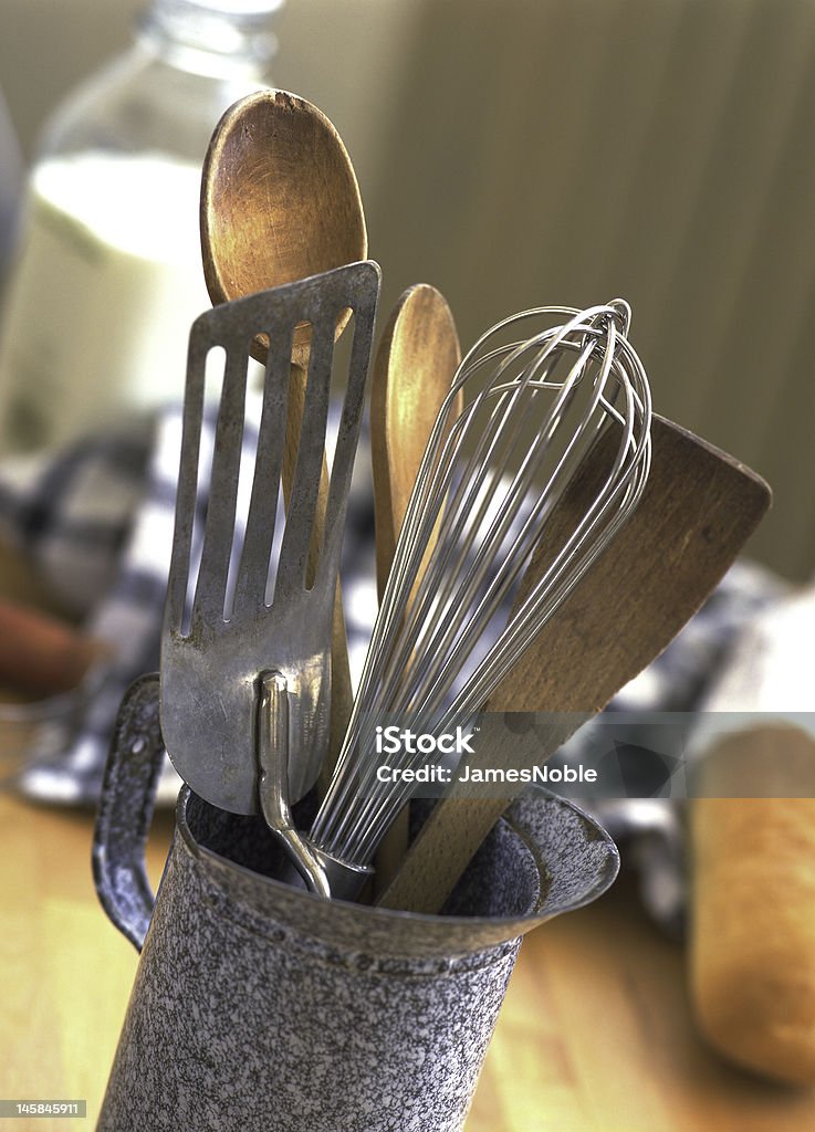 Кухонная утварь - Стоковые фото Антиквариат роялти-фри