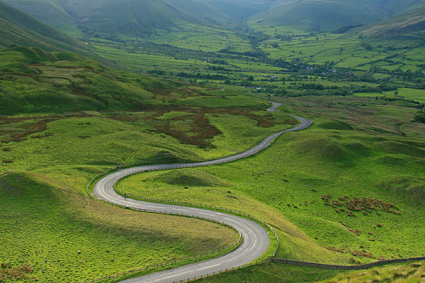 istock A winding road through the prairies 145846613