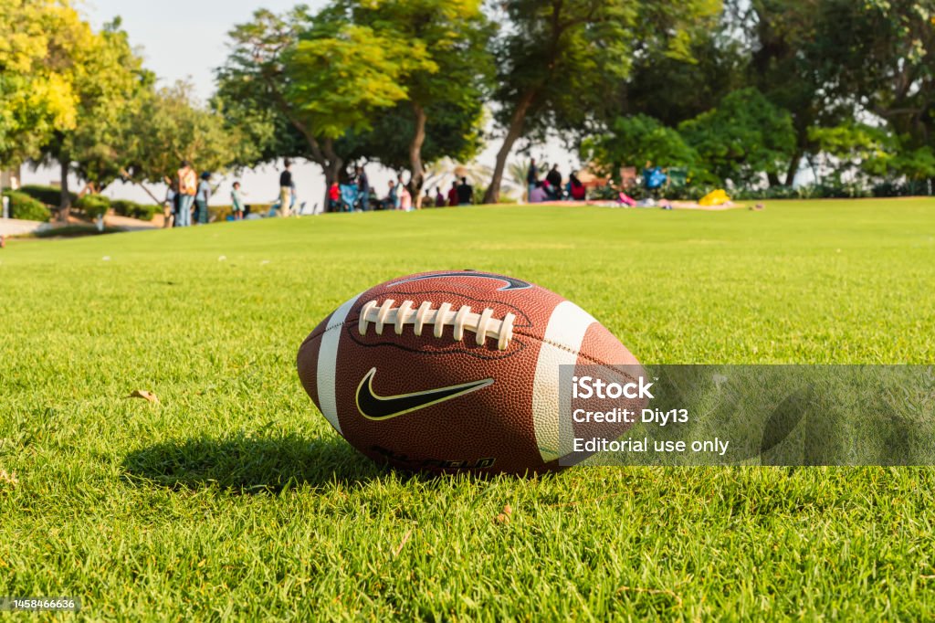 Rugbypallo nurmikolla. kansallinen urheilulaji Yhdysvalloissa. - Rojaltivapaa avainsanalla National Football League ja tyyppiä Kuvapankin valokuva Rugbypallo nurmikolla. kansallinen urheilulaji Yhdysvalloissa. - Rojaltivapaa avainsanalla National Football League ja tyyppiä Kuvapankin valokuva