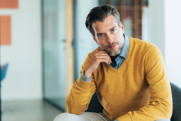 istock Portrait of businessman 1458467453