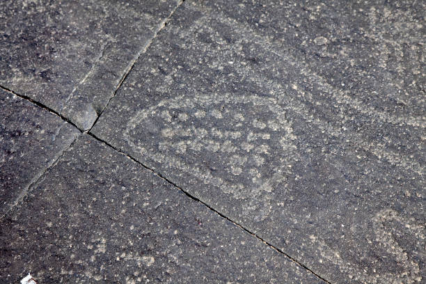istock SOUTH AFRICAN PETROGLYPHS: DRIEKOPSEILAND 1458471893