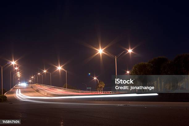 Foto de William M Powell Bridge À Noite e mais fotos de stock de Baía - Baía, Baía de Biscayne, Caminho Elevado