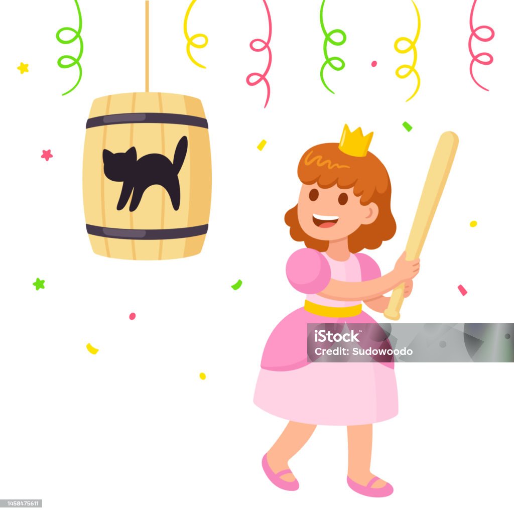 Fastelavn Graphics Fastelavn Celebration Cat In A Barrel Stock Illustration - Download ...
