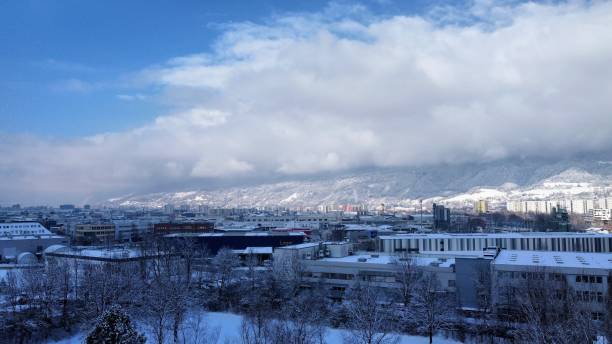 istock Industrial district in the morning 1458476419