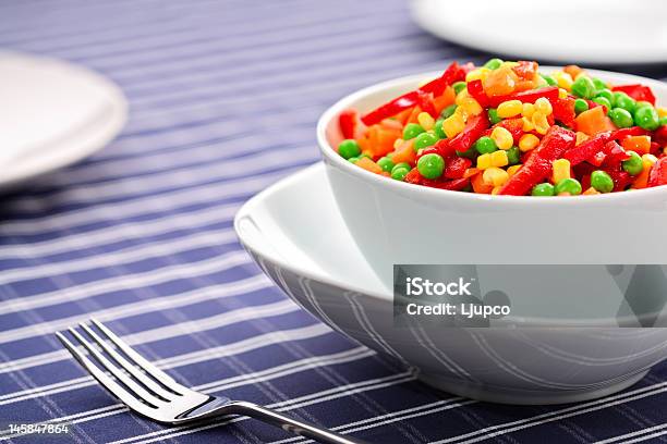 Vegetable Salad On A Table Stock Photo - Download Image Now - Appetizer, Arrangement, Arranging