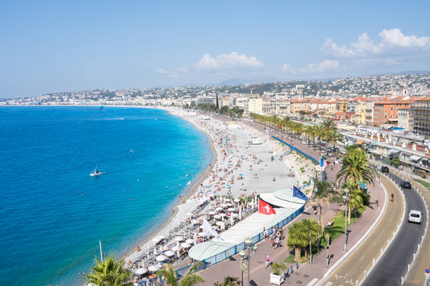 istock Panoramic view of Nice, France 1458481171