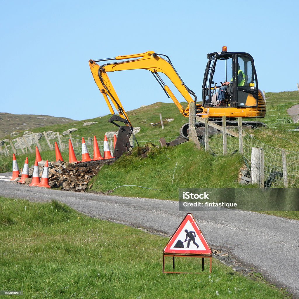 excavator Cavar - Royalty-free Alfalto Foto de stock