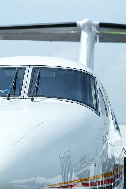 istock Propeller business aircraft 145848419
