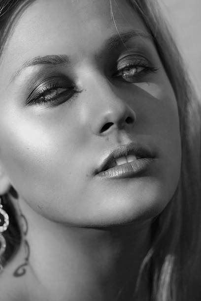 istock very  beautiful woman face 145848422