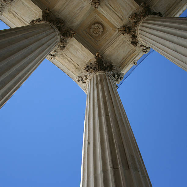 istock marble columns at Supreme court 145848450