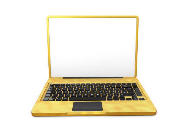 istock Golden Laptop 1458487891
