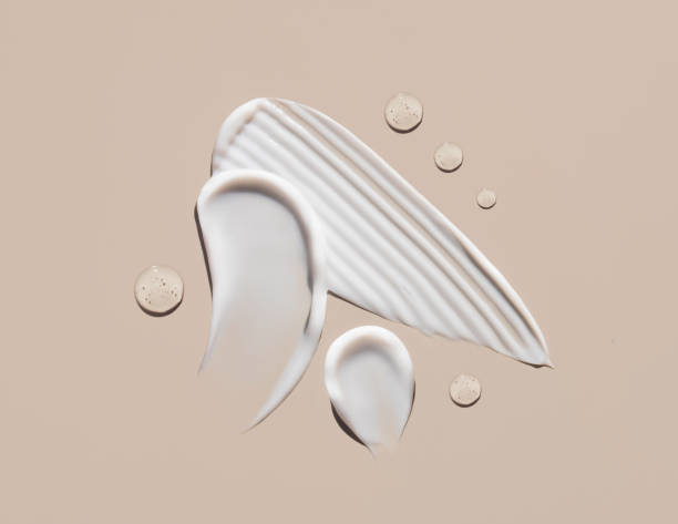 istock cosmetic smears cream texture on beige background 1458490213
