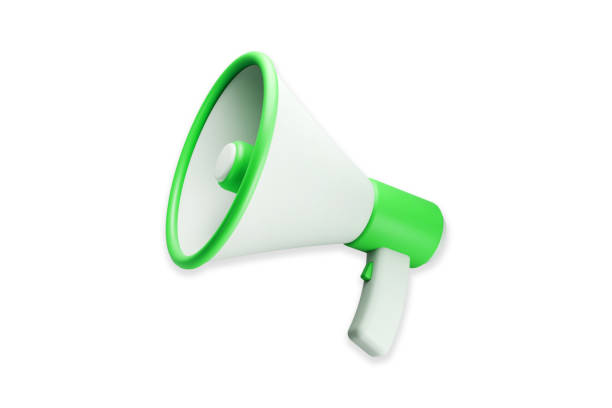 istock megaphone bullhorn message communicate propaganda 3D illustration 1458490504