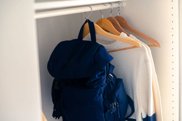 istock Outfit Hanging From A Closet 1458491356