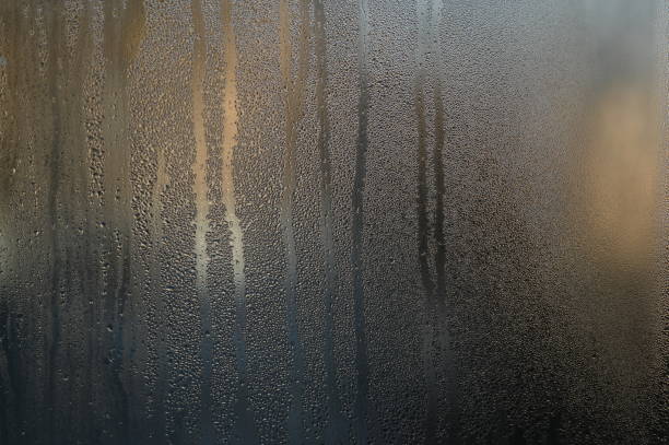 istock the glass is wet from condensation drops. 1458491669