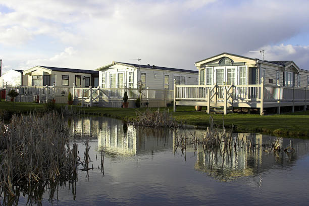 Static Holiday Homes Static caravan holiday homes manufactured housing stock pictures, royalty-free photos & images