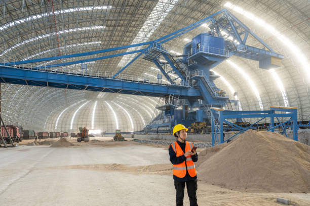 istock A female technician works at a large freight construction site 1458495046