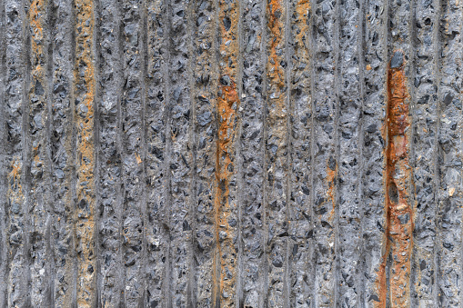 Terrazzo precast concrete wall texture