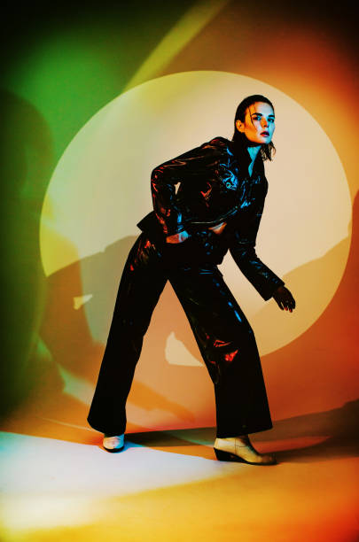istock Fashion model in studio 1458500594