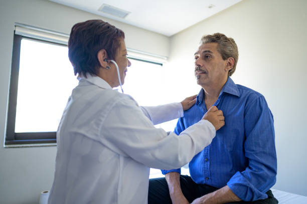 istock female doctor analyzing patient's heartbeat 1458502662